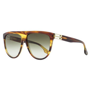 Victoria Beckham B-Hinge Pilot Sunglasses VB680S 230 Brown Melange 58mm